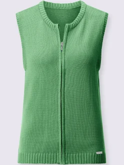 Collection L Gilets Et Cardigans<Gilet en tricot 50% coton