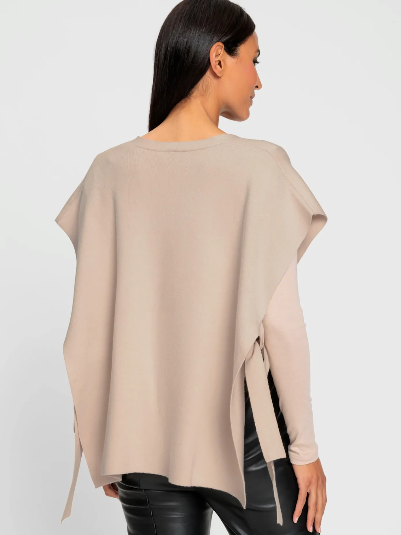 Rick Cardona Gilets Et Cardigans<Gilet en tricot fentes latérales originales avec liens à nouer