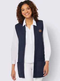 Collection L Gilets Et Cardigans<Gilet en tricot pur coton