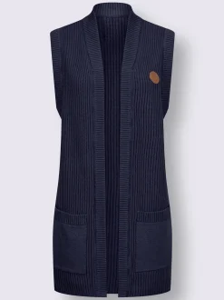 Collection L Gilets Et Cardigans<Gilet en tricot pur coton