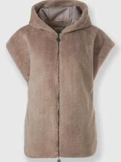 Rick Cardona Vestes<Gilet imitation fourrure chaud et moelleux