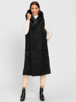 Rick Cardona Vestes<Gilet long à capuche