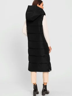 Rick Cardona Vestes<Gilet long à capuche