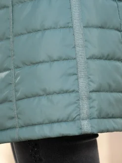 Vestes<Gilet long coutures flatlock argent