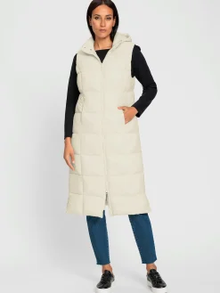 Rick Cardona Vestes<Gilet long zippé double curseur