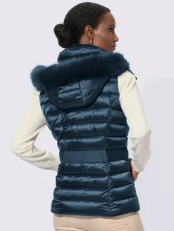 Creation L Vestes<Gilet matelassé 80% duvet, 20% plumes