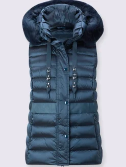Creation L Vestes<Gilet matelassé 80% duvet, 20% plumes