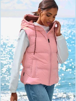 Elbsand Vestes<Gilet matelassé avec glissière latérale