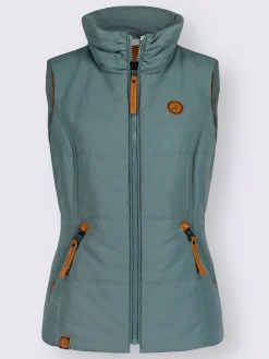 Collection L Vestes<Gilet matelassé joli aspect contrasté