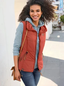 Collection L Vestes<Gilet matelassé joli aspect contrasté