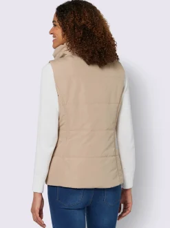 Collection L Vestes<Gilet matelassé joli aspect contrasté