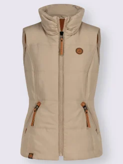 Collection L Vestes<Gilet matelassé joli aspect contrasté