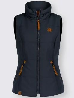 Collection L Vestes<Gilet matelassé joli aspect contrasté