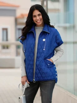 Vestes<Gilet petites pierres brillantes fantaisie