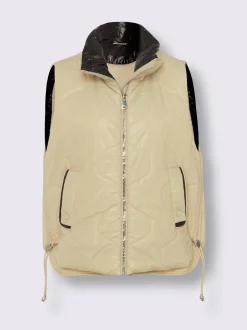 Mandarin Vestes<Gilet piquage tendance