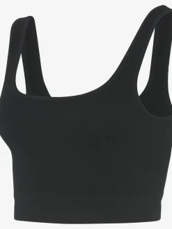 LASCANA Débardeurs<Haut court débardeur court sans coutures avec larges bretelles et encolure ronde