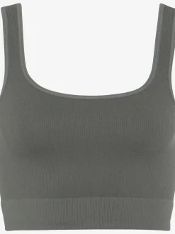 LASCANA Débardeurs<Haut court débardeur court sans coutures avec larges bretelles et encolure ronde