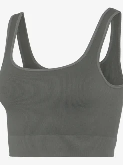 LASCANA Débardeurs<Haut court débardeur court sans coutures avec larges bretelles et encolure ronde