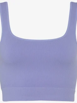 LASCANA Débardeurs<Haut court débardeur court sans coutures avec larges bretelles et encolure ronde