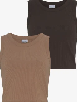 LASCANA Débardeurs<Haut court encolure ronde