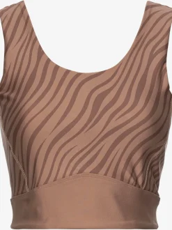 LASCANA ACTIVE Débardeurs<Haut court performance avec imprimé animal