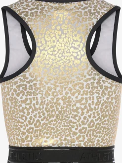 LASCANA ACTIVE Débardeurs<Haut court performance avec motif léopard