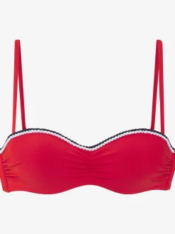 s.Oliver Maillots De Bain<Haut de bikini bandeau à armatures unis tendance avec cordons