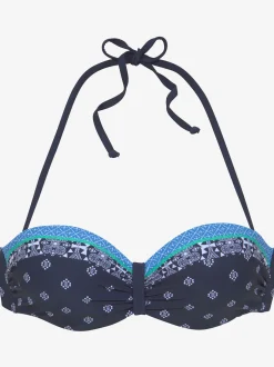 LASCANA Maillots De Bain<Haut de bikini bandeau à armatures imprimé
