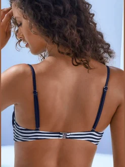 LASCANA Maillots De Bain<Haut de bikini bandeau à armatures style marin élégant