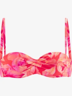 s.Oliver Maillots De Bain<Haut de bikini bandeau à armatures design floral tendance