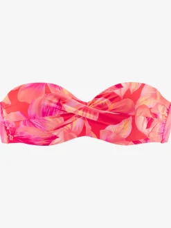 s.Oliver Maillots De Bain<Haut de bikini bandeau à armatures design floral tendance