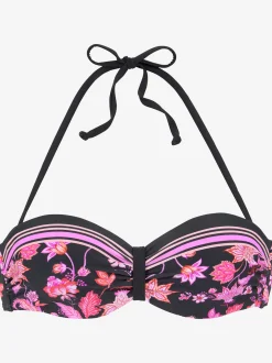LASCANA Maillots De Bain<Haut de bikini bandeau à armatures imprimé floral tendance