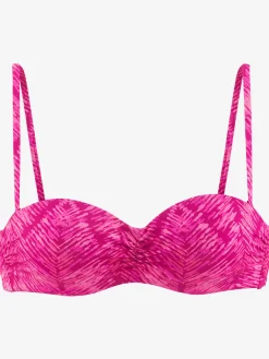 JETTE Maillots De Bain<Haut de bikini bandeau à armatures imprimé graphique