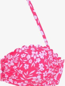 Vivance Maillots De Bain<Haut de bikini bandeau à armatures imprimé à fleurs mode