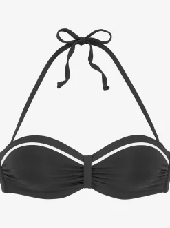 Vivance Maillots De Bain<Haut de bikini bandeau à armatures uni