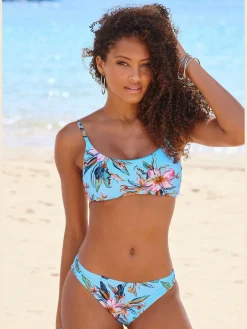 LASCANA Maillots De Bain<Haut de bikini bustier imprimé floral