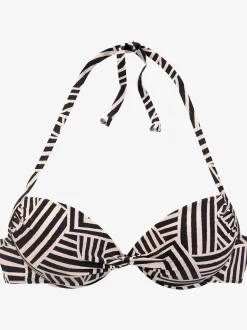 LASCANA Maillots De Bain<Haut de bikini push-up imprimé graphique