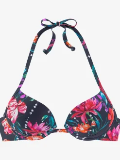 Sunseeker Maillots De Bain<Haut de bikini push-up imprimé floral moderne