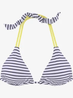 Venice Beach Maillots De Bain<Haut de bikini triangle design rayé avec détails contrastés