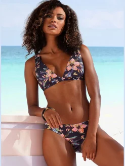 LASCANA Maillots De Bain<Haut de bikini triangle design floral