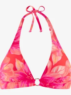 s.Oliver Maillots De Bain<Haut de bikini triangle design floral tendance