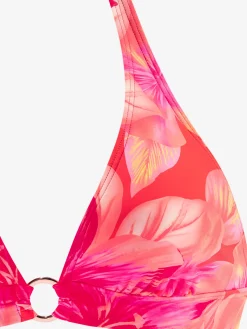 s.Oliver Maillots De Bain<Haut de bikini triangle design floral tendance