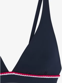 s.Oliver Maillots De Bain<Haut de bikini triangle unis tendance avec cordons