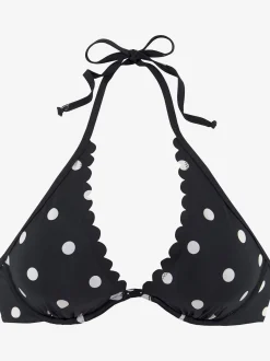 LASCANA Maillots De Bain<Haut de maillot de bain à armatures design tendance avec bordure cocotte