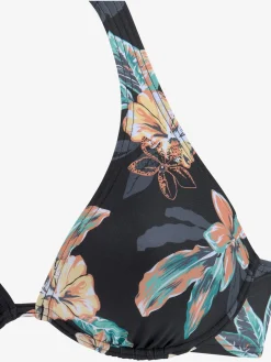 Venice Beach Maillots De Bain<Haut de maillot de bain à armatures imprimé avec fleurs d'hibiscus tendance