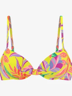 s.Oliver Maillots De Bain<Haut de maillot de bain à armatures motif floral – chaque pièce est unique