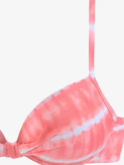 s.Oliver Maillots De Bain<Haut de maillot de bain à armatures imprimé, effet de couleur différent pour chaque pièce