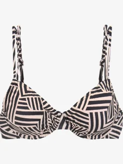 LASCANA Maillots De Bain<Haut de maillot de bain à armatures imprimé graphique