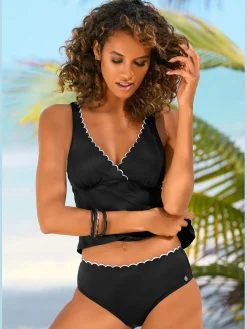 LASCANA Maillots De Bain<Haut de maillot de bain à armatures double bordure cocotte