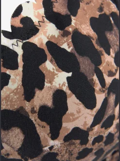 LASCANA Maillots De Bain<Haut de maillot de bain à armatures imprimé léopard tendance et bord ondulé